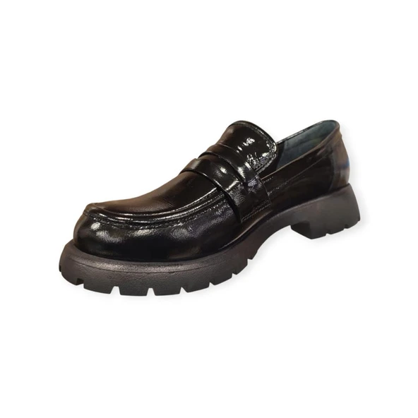 MAMMAMİA D25KA-795 KADIN LOAFER DERİ AYAKKABI - Resim 10