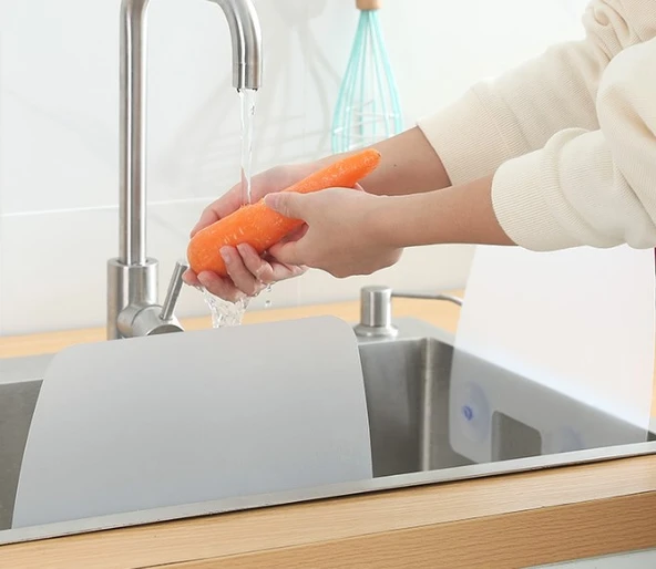 Lavabo ve Ocak Sıçrama Önleyici Vantuzlu Kalkan - Resim 2