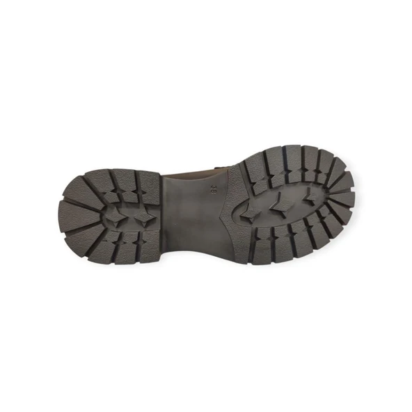 MAMMAMİA D25KA-795 KADIN LOAFER DERİ AYAKKABI - Resim 8