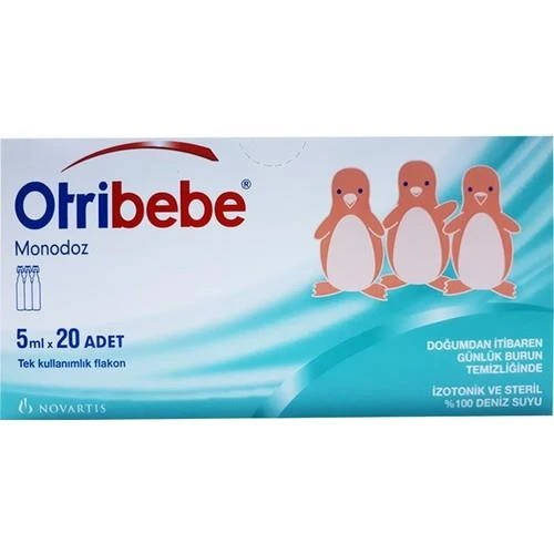 Otribebe Monodoz  %100 Doğal Deniz Suyu 5 ml x 20 Flakon ürün görseli 1