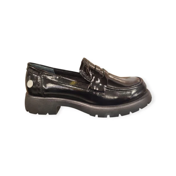MAMMAMİA D25KA-795 KADIN LOAFER DERİ AYAKKABI - Resim 2