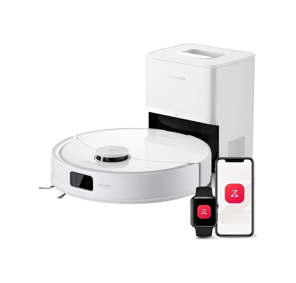 Roborock Q8 Max Pro Plus Akıllı Robot Süpürge Beyaz ürün görseli