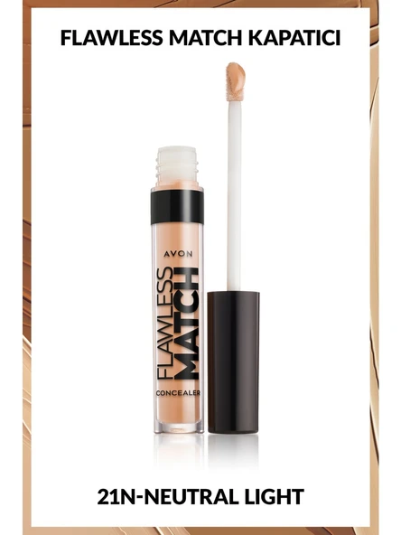 Avon Flawless Match Likit Kapatıcı 21n - Neutral Light - Resim 4