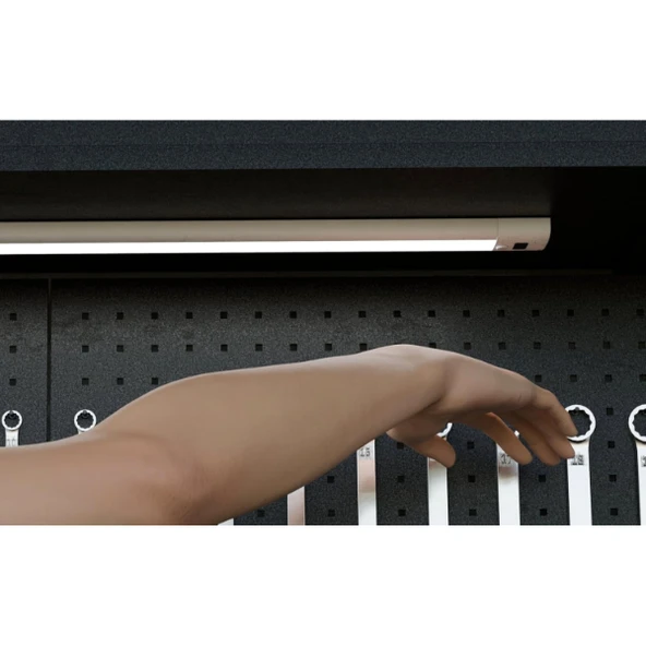 Sensörlü Şarjlı Mıknatıslı Uzun LED Işık - Resim 4