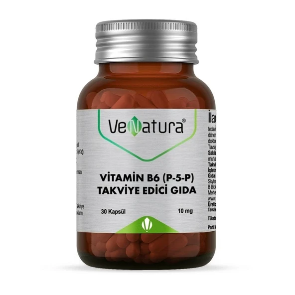 Venatura Vitamin B6  (P-5-P Piridoksal 5′-fosfat) 30 Kapsül ürün görseli