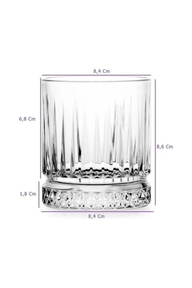 Paşabahçe elysia 6 lı su bardak - meşrubat bardağı 520004 - Resim 2