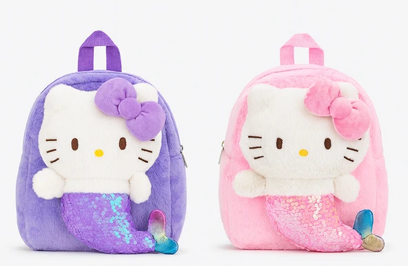 Peluş Hello Kitty Deniz Kızı Sırt Çantası ürün görseli