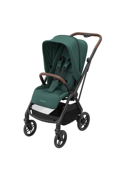 Maxi-cosi Leona2 Çift Yönlü Uzatılabilir Sırt Desteği Tam Yatabilir Bebek Arabası Essential Green Yeşil ürün görseli 1