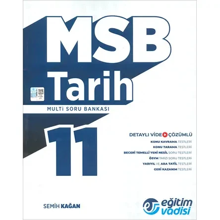 Eğitim Vadisi 11.Sınıf Tarih Multi Soru Bankası ürün görseli 1