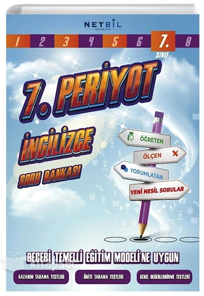 Netbil 7.Sınıf İngilizce Periyot Soru Bankası ürün görseli 1