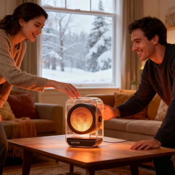 Ofisler İçin Taşınabilir Isıtıcı  Taşınabilir Hızlı Isıtma Elektrikli Isınma Cihazları,Ofis Isıtıcısı - Oda, Yatak Odası, Ev, Garaj, Kamp, Ev, - Resim 3