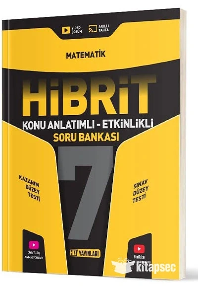 Hız 7.Sınıf Matematik Konu Anlatımlı Soru Bankası Hibrit ürün görseli