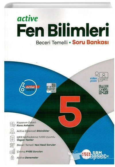 5.Sınıf Active Fen Bilimleri Soru Bankası Sbm Yayın ürün görseli 1
