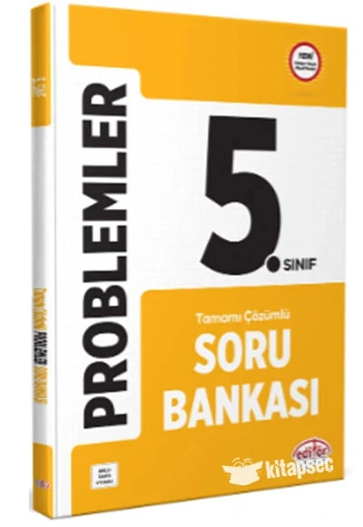 Editör 5.Sınıf Problemler Tamamı Çözümlü Soru Bankası ürün görseli