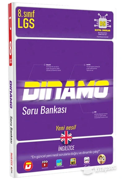Tonguç 8.Sınıf İngilizce Dinamo Soru Bankası ürün görseli