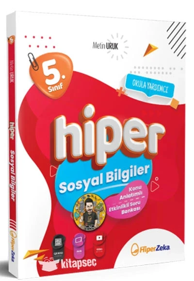 Hiperzeka 5.Sınıf Sosyal Bilgiler Konu Anlatımlı Soru Bankası ürün görseli