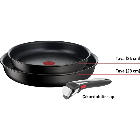 TEFAL Ingenio Unlimited Tit 6X Küçük Set 3 parca 986377 - Resim 6