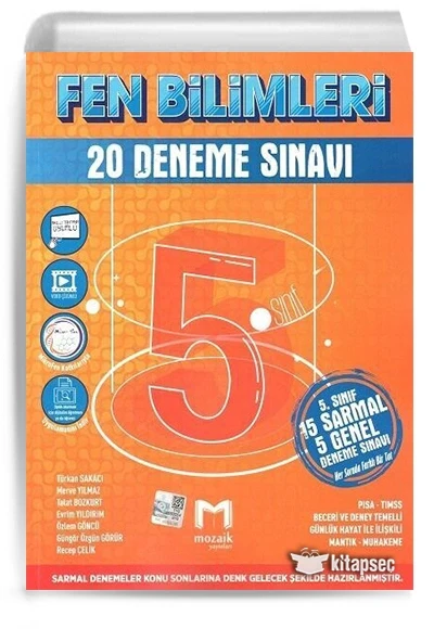 Mozaik 5.Sınıf Fen Bilimleri 20 Deneme Sınavı ürün görseli
