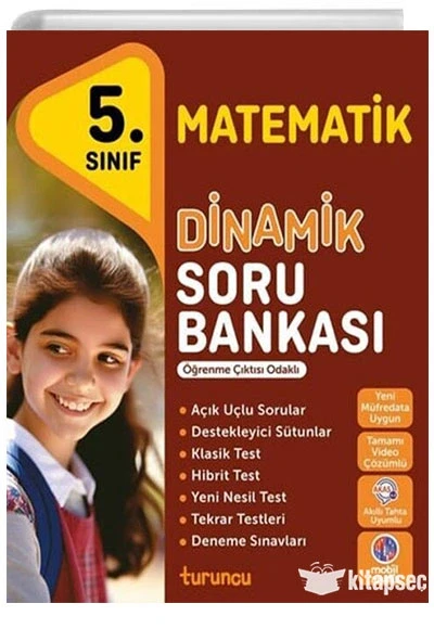 Turuncu 5.Sınıf Matematik Dinamik Soru Bankası ürün görseli