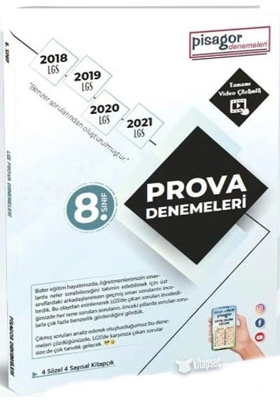 Pisagor 8.Sınıf Prova Denemeleri ürün görseli 1