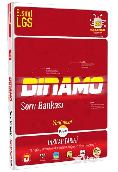 Tonguç 8.Sınıf İnkilap Tarihi Dinamo Soru Bankası ürün görseli 1
