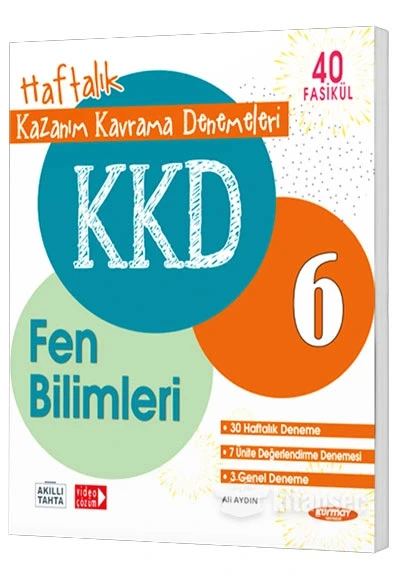 Kurmay 6.Sınıf Fen Bilimleri Haftalık Kazanım Kavrama Denemeleri 40 Fasikül ürün görseli