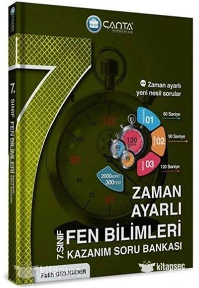 Çanta 7.Sınıf Zaman Ayarlı Fen Bilimleri Soru Bankası ürün görseli 1