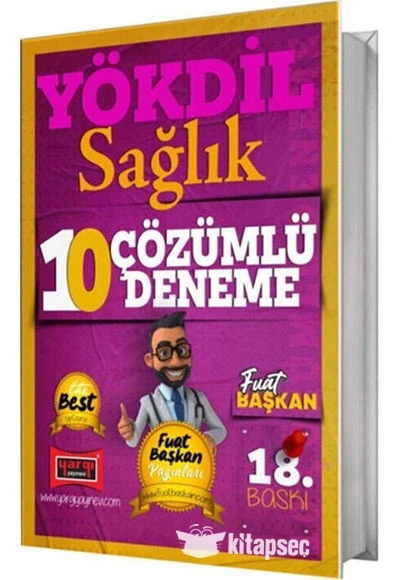 Yargı 2025 Yökdil Sağlık 10 Çözümlü Deneme ürün görseli