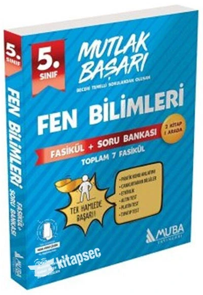 Muba 5.Sınıf Mutlak Başarı Fen Bilimleri Fasikül+Soru Bankası ürün görseli 1