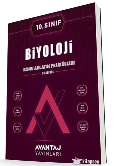 Avantaj 10.Sınıf Biyoloji Konu Anlatım Fasikülleri ürün görseli 1