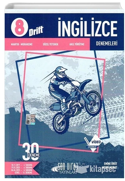 8.Sınıf İngilizce 30 Deneme Son Viraj ürün görseli