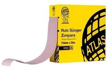 Atlas Gold 180 Kum Sünger Zımpara 115 mm 1 Metre ürün görseli 1