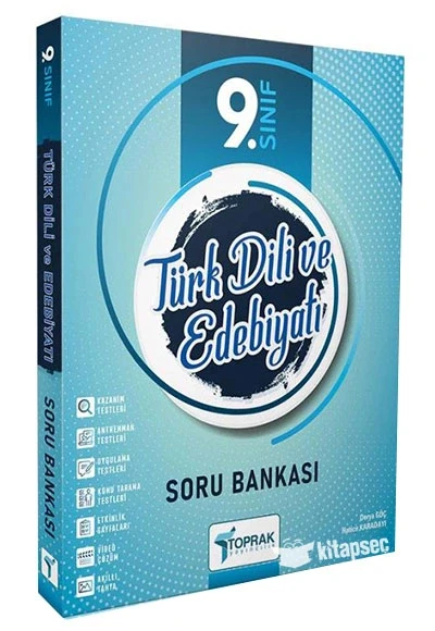 *Kampanya* Toprak 9.Sınıf Türk Dili Edebiyatı Soru Bankası ürün görseli 1