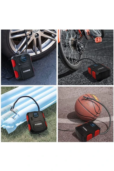 Kb200 12volt 160 Psı Dijital Basınç Göstergeli Hava Pompası. - Resim 3