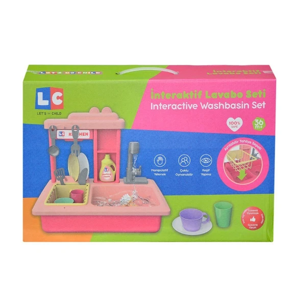 LC-30916 Let's be Child - Pilli İnteraktif Lavabo Seti 21 Parça ürün görseli 1