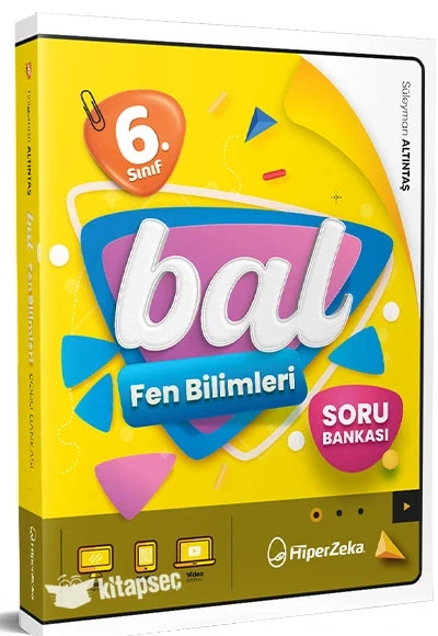 Hiperzeka 6.Sınıf Bal Fen Bilimleri Soru Bankası ürün görseli
