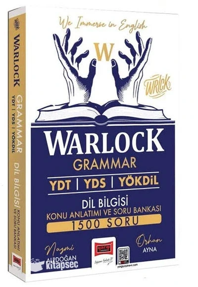 Yargı Ydt Yds Yökdil Warlock Grammar Dilbilgisi Konu Anlatımlı Soru Bankası ürün görseli