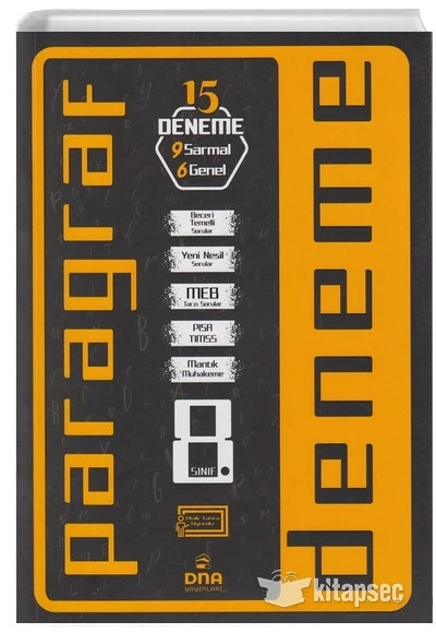 Dna 8.Sınıf Paragraf 15 Deneme ürün görseli