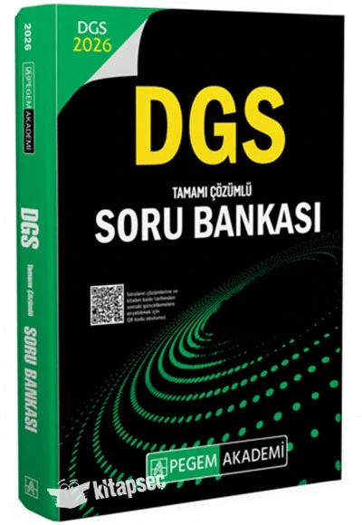 Pegem 2026 Dgs Çözümlü Soru Bankası ürün görseli