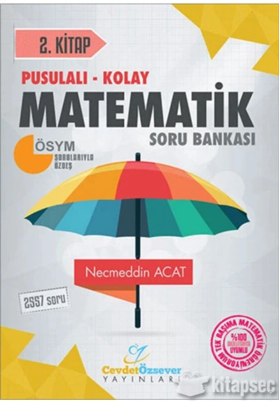 Pusulalı Kolay Matematik Soru Bankası 2.Kitap Cevdet Özsever ürün görseli