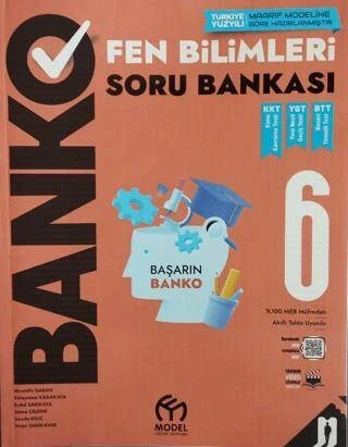 Model 6.Sınıf Fen Bilimleri Banko Soru Bankası ürün görseli