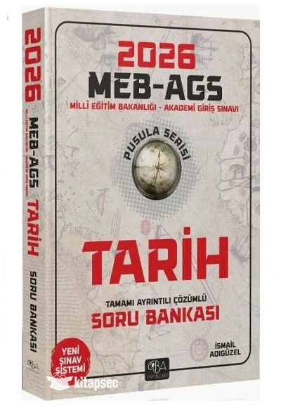 CBA 2026 MEB AGS TARİH ÇÖZÜMLÜ SORU BANKASI CBA YAYIN ürün görseli