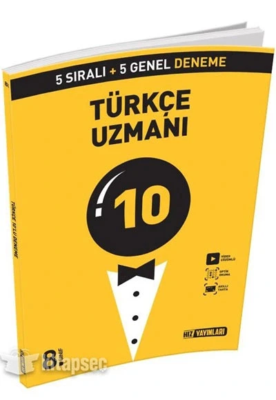 Hız 8.Sınıf Türkçe Uzmanı 10 Deneme ürün görseli