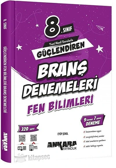 8.SINIF FEN BİLİMLERİ GÜÇLENDİREN BRANŞ DENEMELERİ ürün görseli