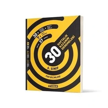 HIZ 6.SINIF FEN BİLİMLERİ 30 HAFTALIK DENEME ürün görseli