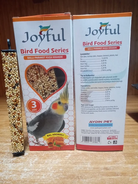 Joyful Ballı Paraket Krakeri 100 Gram x 3 Paket ürün görseli 1