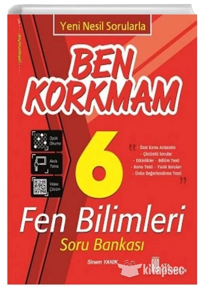 Ata Ben Korkmam 6.Sınıf Fen Bilimleri Soru Bankası ürün görseli
