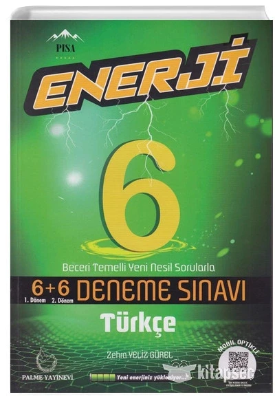 Palme 6.Sınıf Türkçe 6+6 Deneme ürün görseli