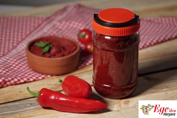 Domates Salçası 1 kg + Tatlı Biber Salçası 1 kg. + Acı Biber Salçası 1 Kg. Üç Lezzet Bir Arada - Resim 5
