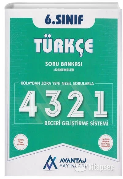 Avantaj 6.Sınıf Türkçe Soru Bankası ürün görseli 1